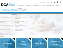 Tablet Screenshot of dc-associates.com